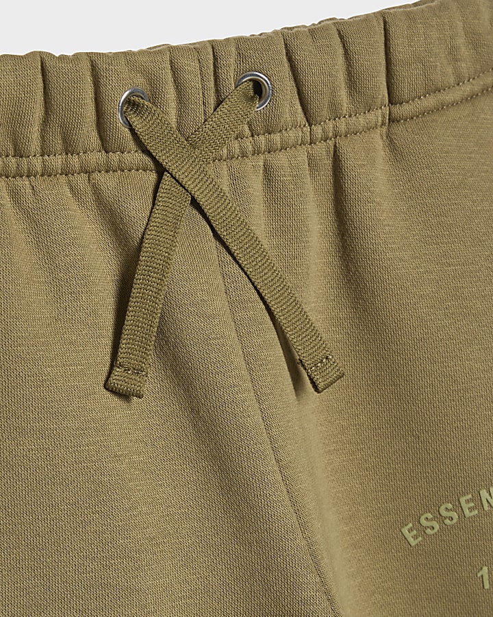 mini ragazzi khaki essenzialismo felpa set