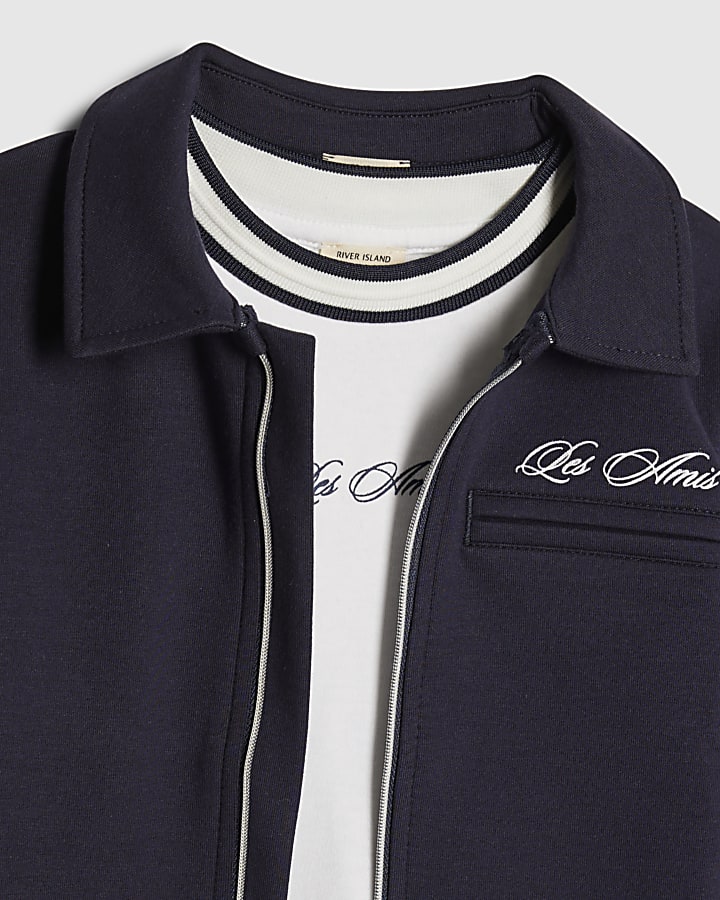 mini ragazzi giacca navy set di 3 pezzi