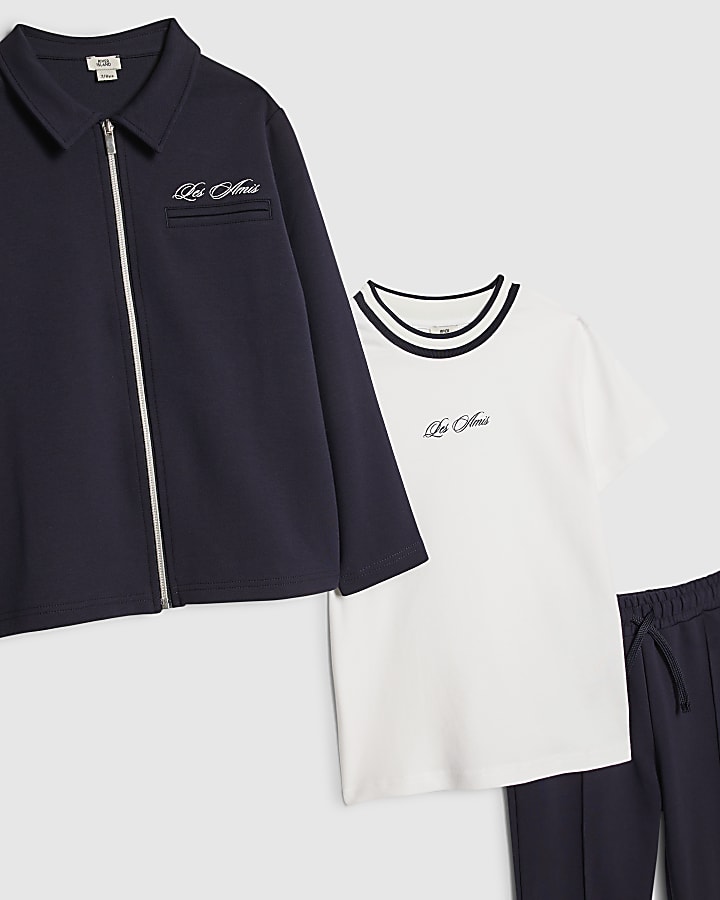 ragazzi giacca navy set di 3 pezzi