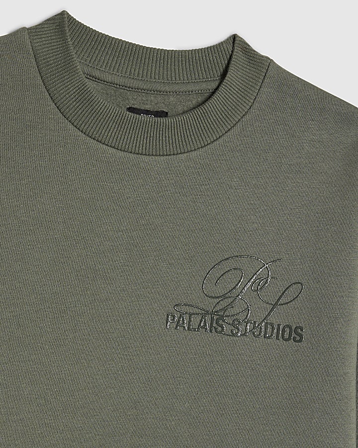 ragazzi verde palais felpa set