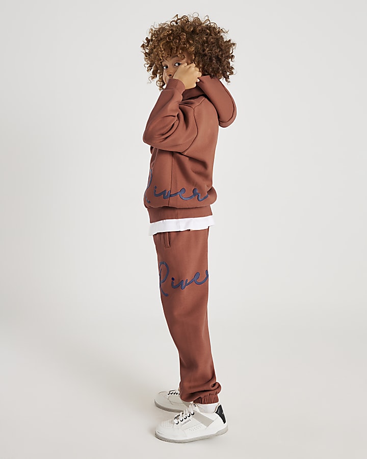 ragazzi del fiume orange felpa jogging e set
