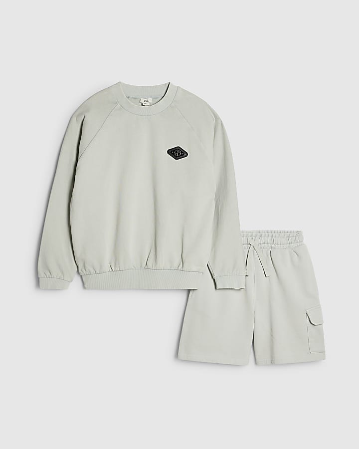 ragazzi verde mcmxii felpa set