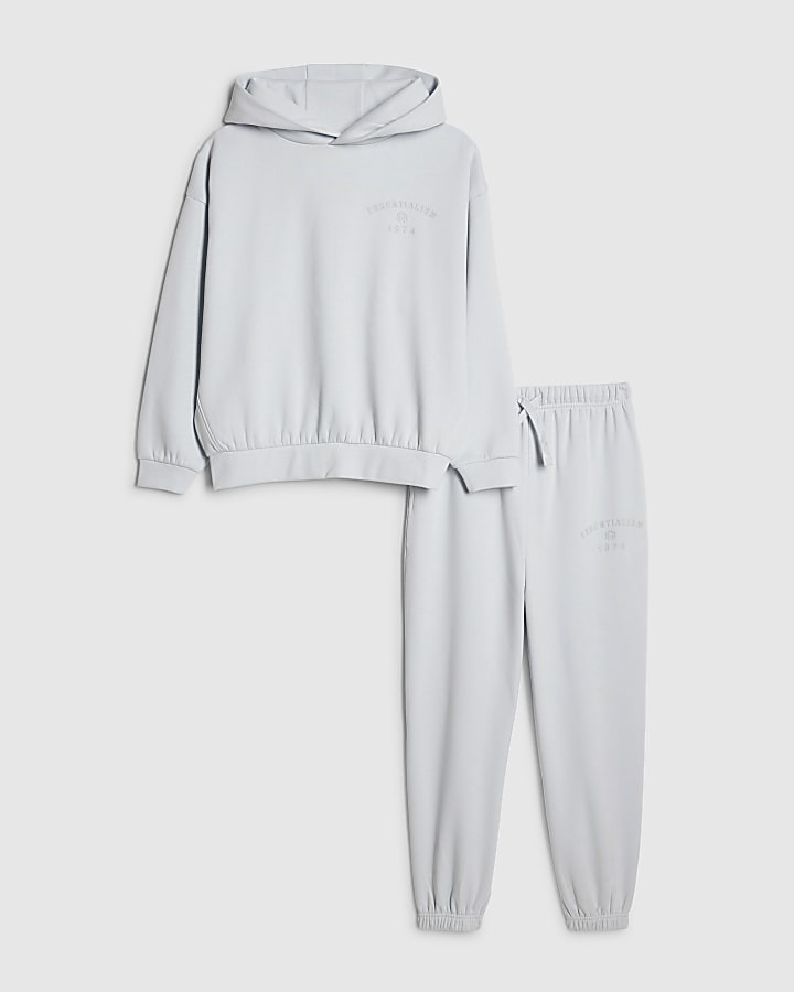 ragazzi blu essenzialismo felpa jogging set