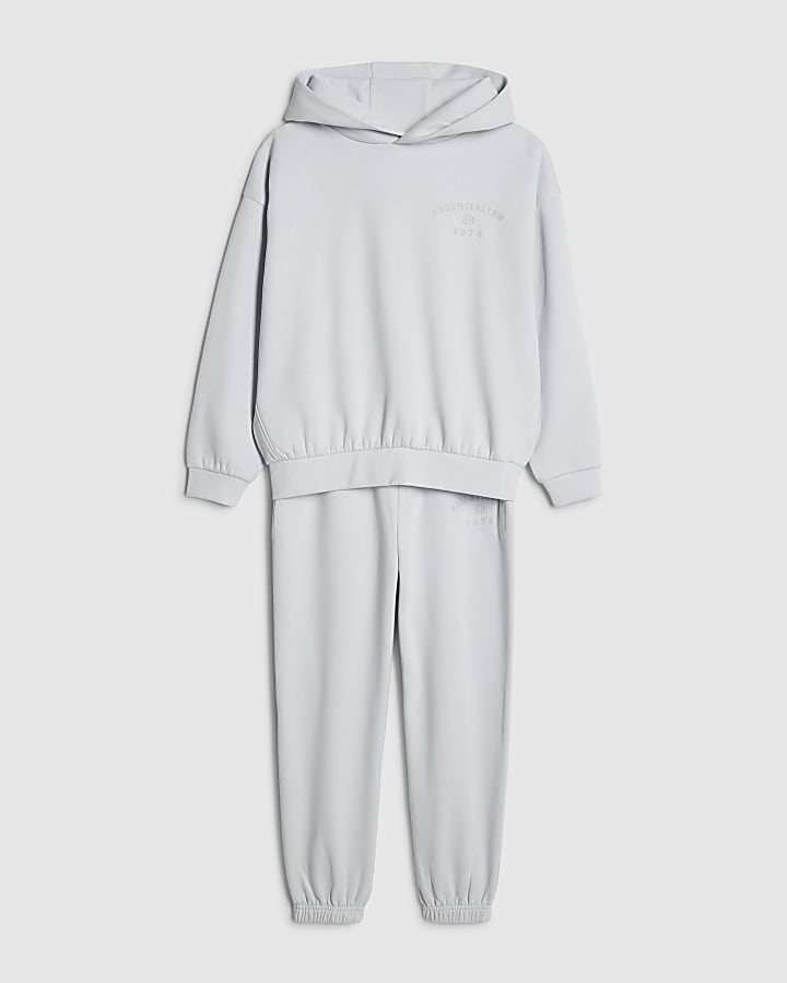 ragazzi blu essenzialismo felpa jogging set