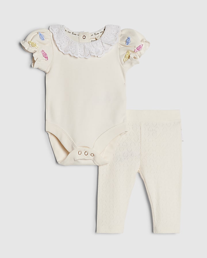 bambine crema rosetta body set