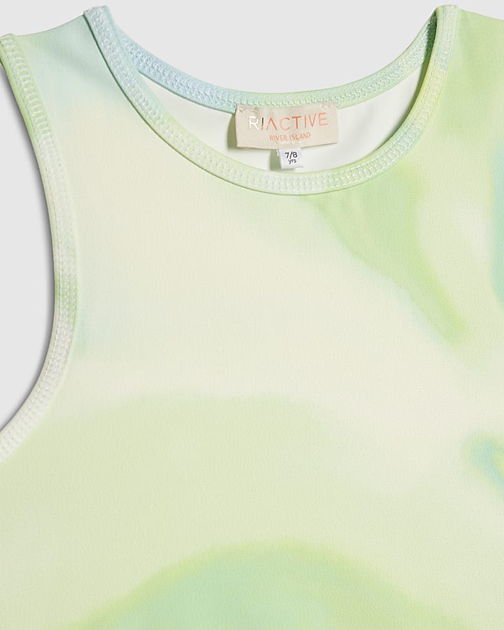 ragazze verde ri attivo shorts set ciclismo