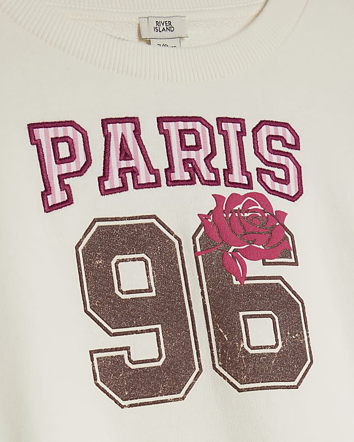 le ragazze bianco parigi 96 sudore gonna set