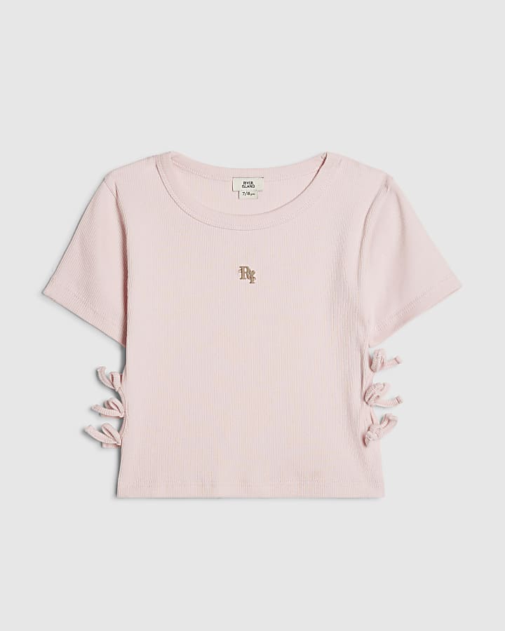 ragazze rosa 3d arco costine superiore