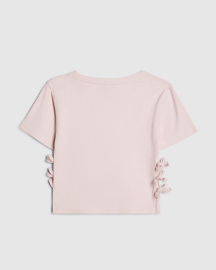 ragazze rosa 3d arco costine superiore