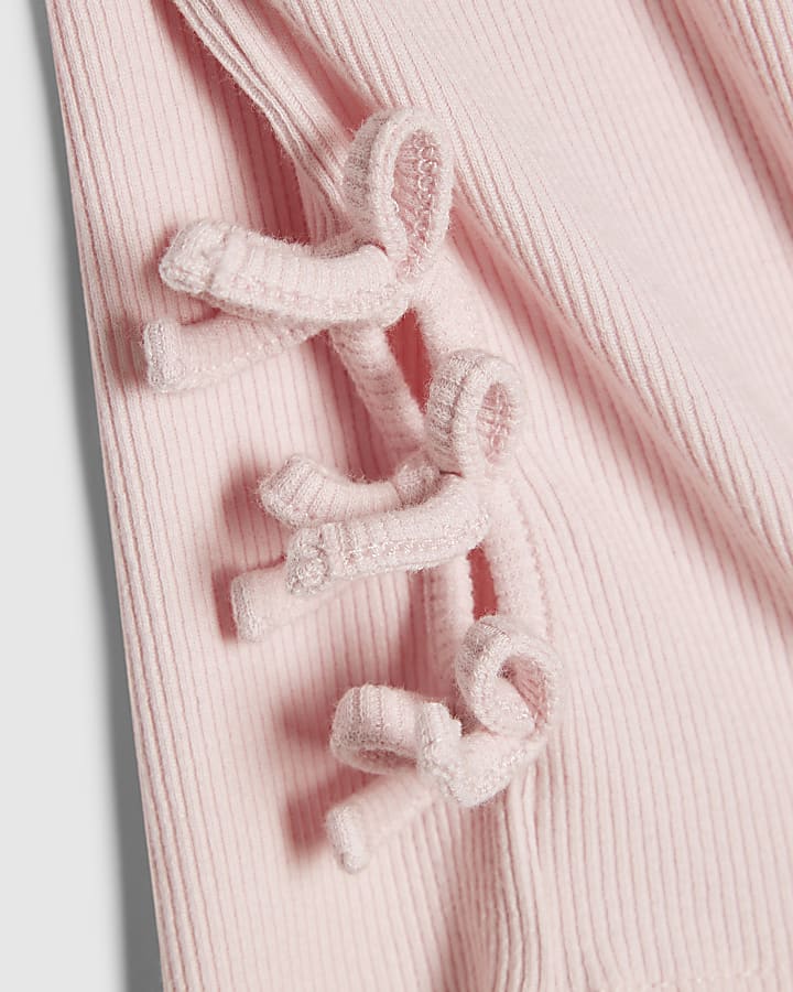 ragazze rosa 3d arco costine superiore