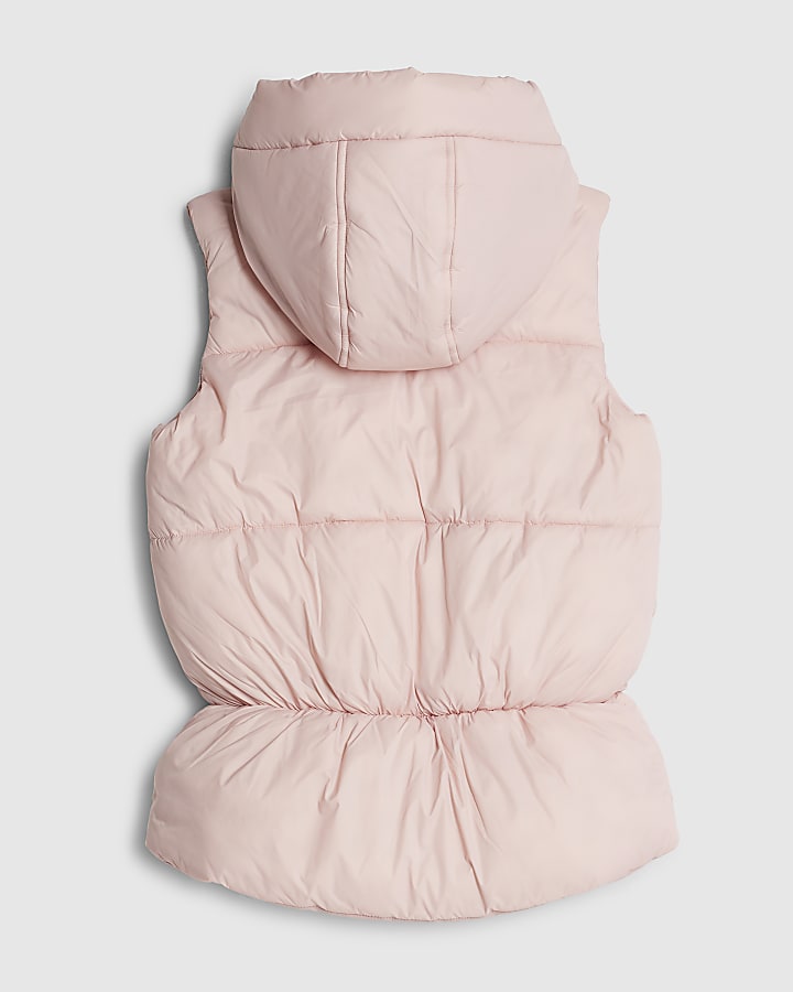 ragazze rosa gilet con borsa set