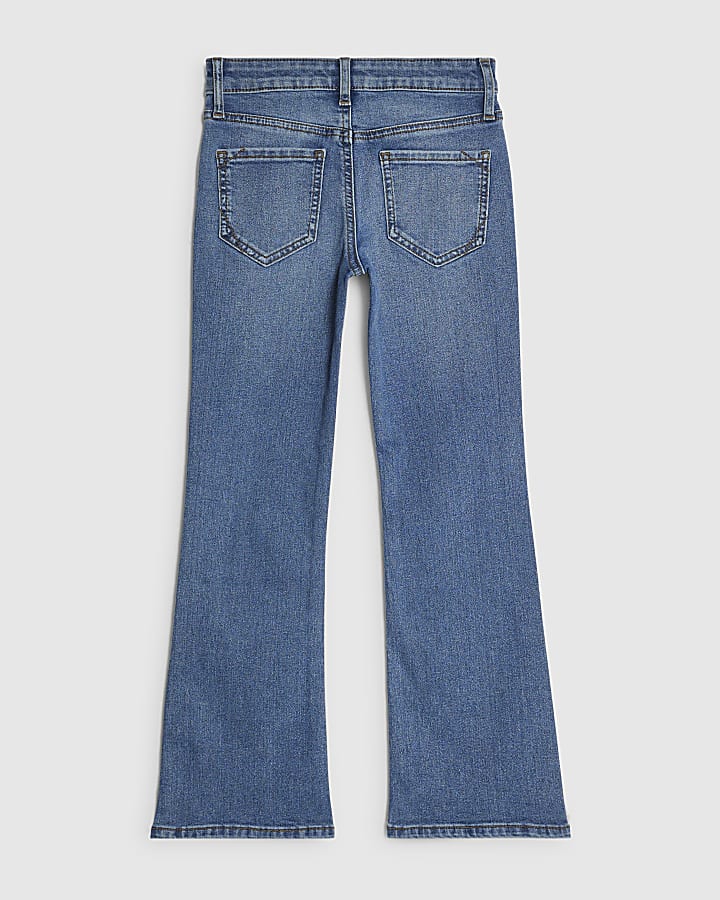ragazze svasata blu portachiavi jeans