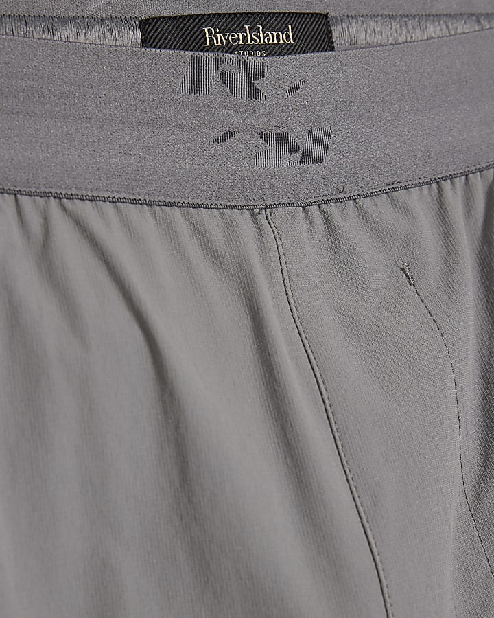 grigio skinny fit active pantaloni