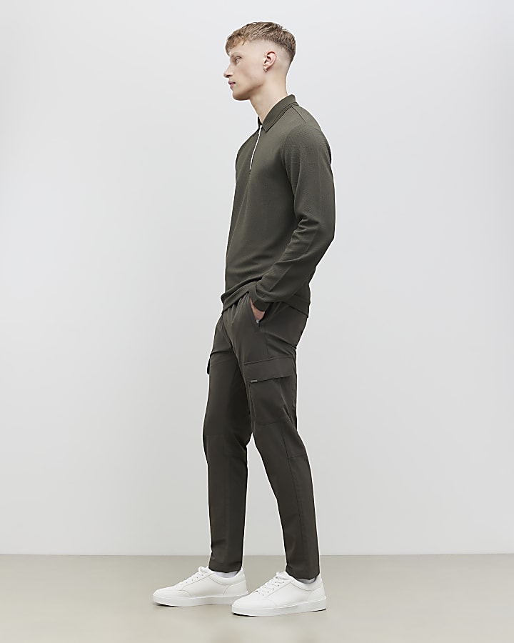verde skinny fit cargo trosuers