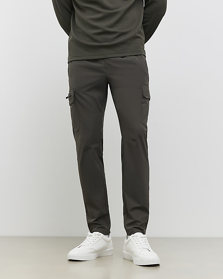 verde skinny fit cargo trosuers