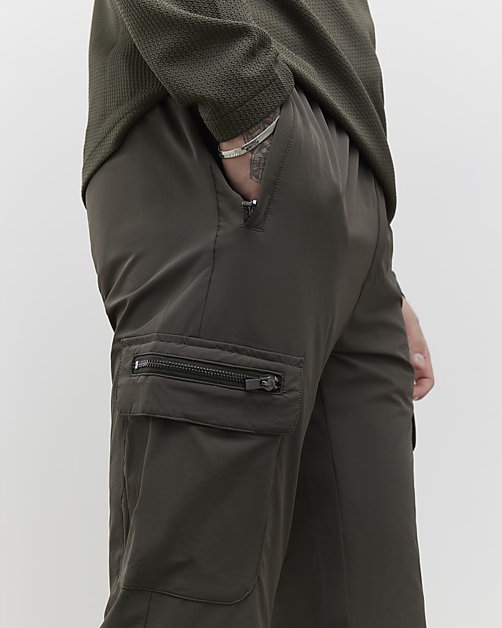 verde skinny fit cargo trosuers
