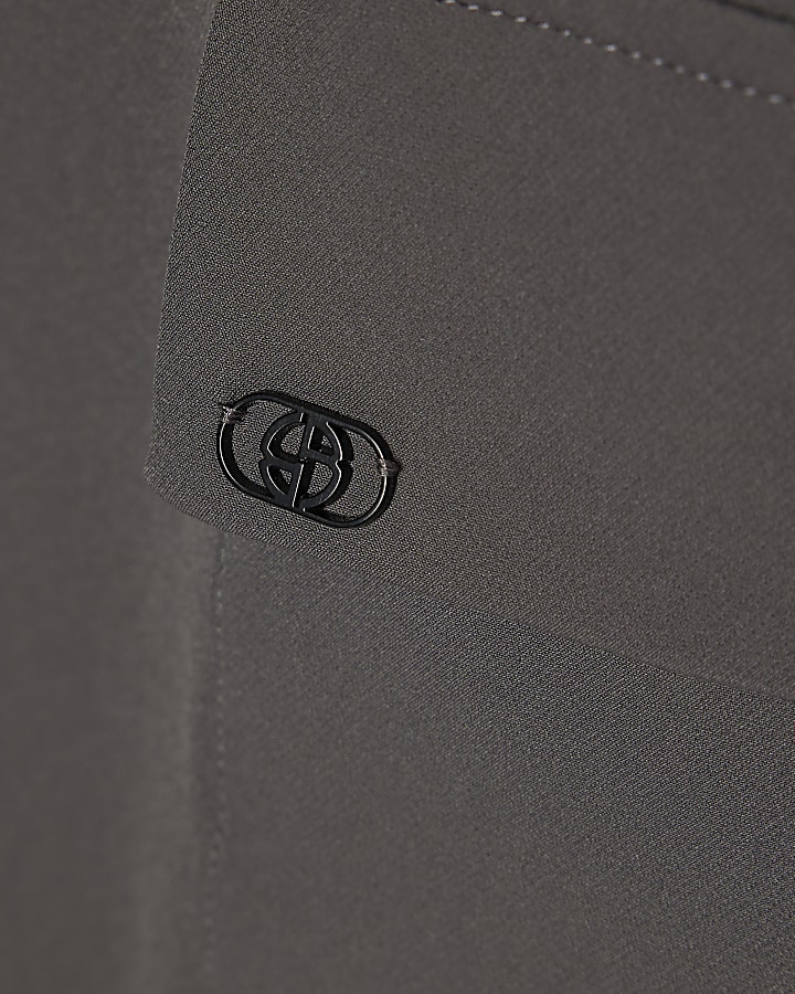 grigio skinny fit pantaloni cargo