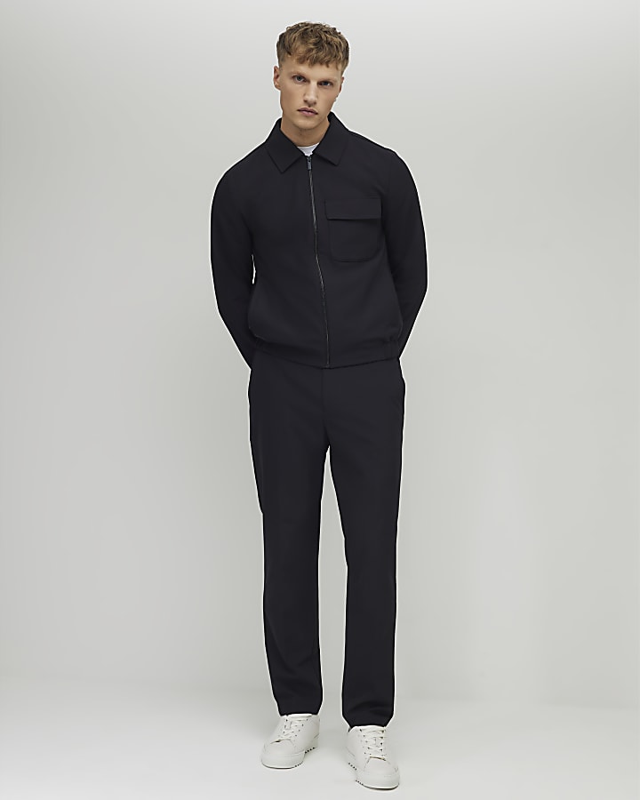 nero skinny fit harrington jacket
