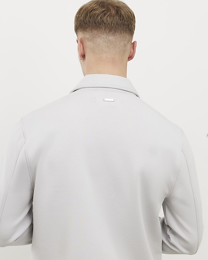 grigio slim fit overshirt