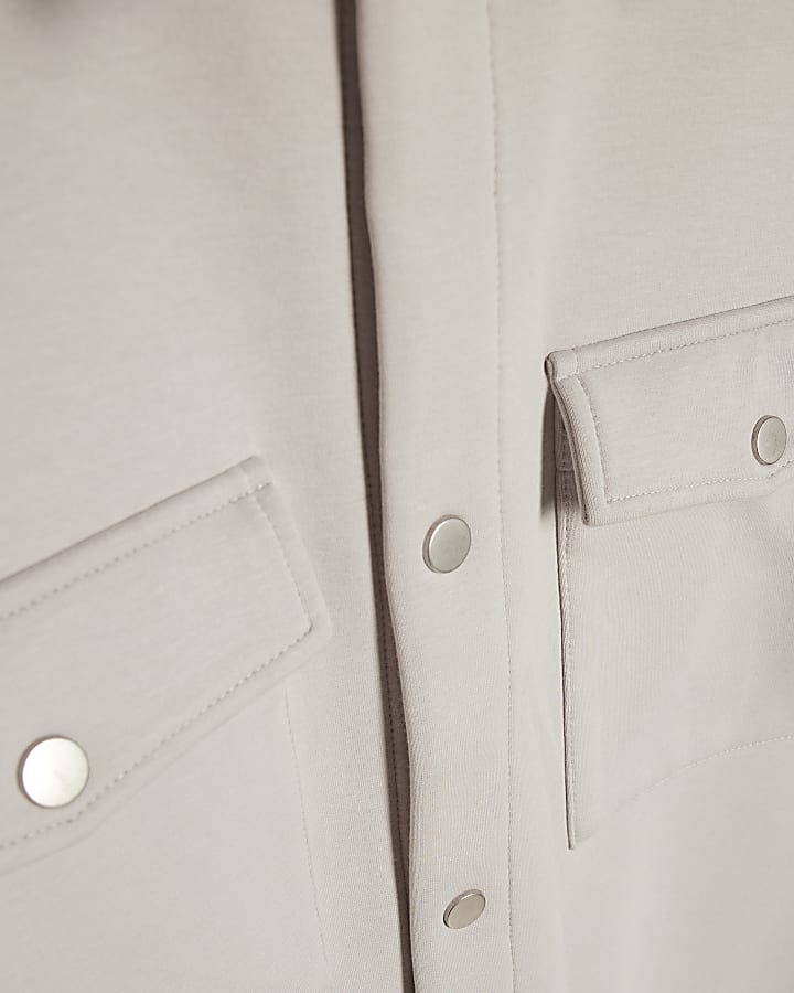 grigio slim fit overshirt