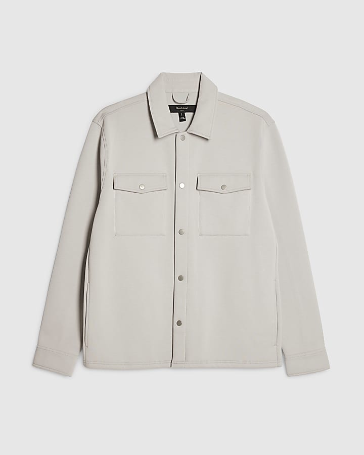 grigio slim fit overshirt