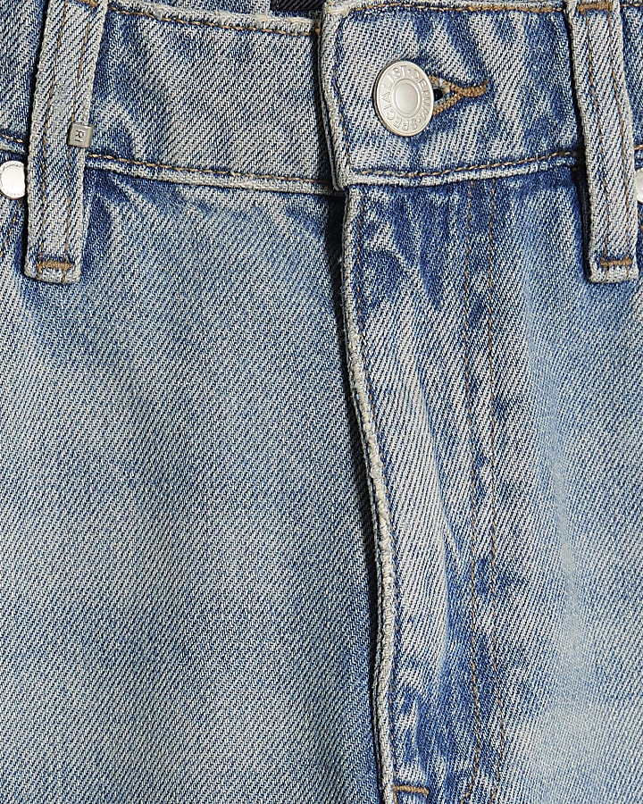 blu loose fit mid wash jeans
