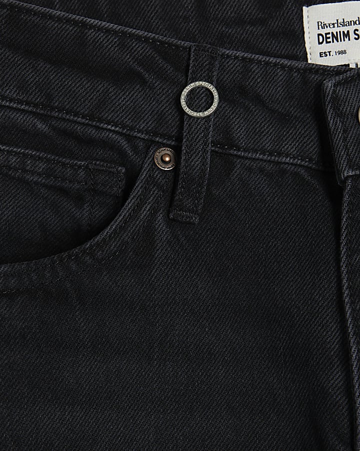 nero lavato loose fit jeans