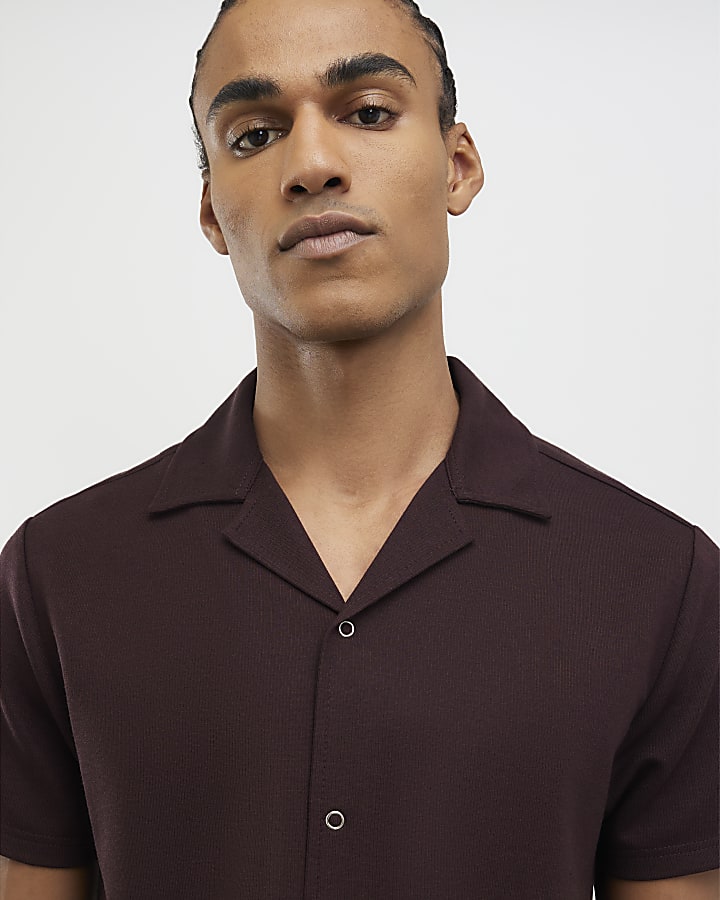 rosso muscle fit anello batter docchio shirt