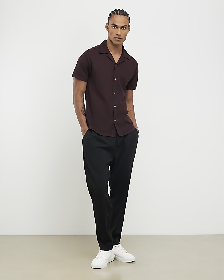 rosso muscle fit anello batter docchio shirt