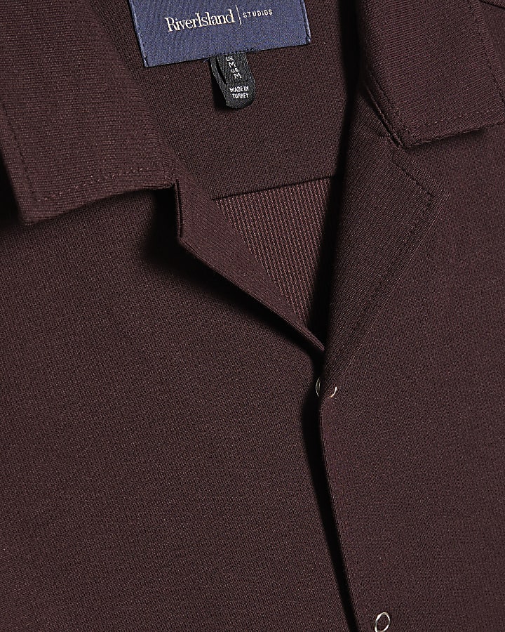 rosso muscle fit anello batter docchio shirt