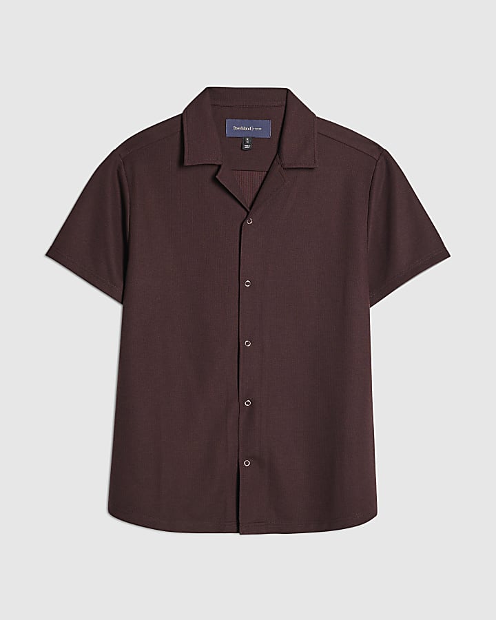 rosso muscle fit anello batter docchio shirt