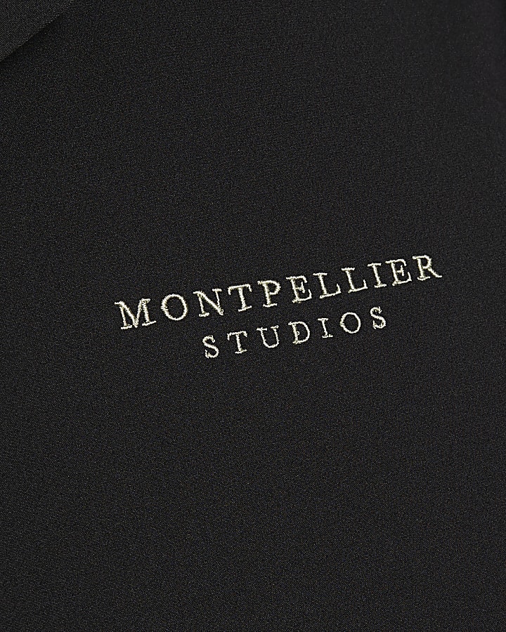 nero vestibilità regolare montpellier studios shirt