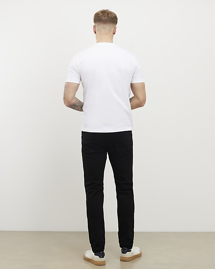 nero skinny fit jeans mcmxii