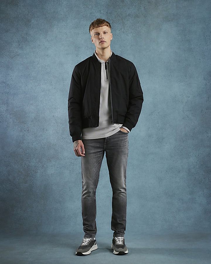 grigio lavato i jeans skinny fit