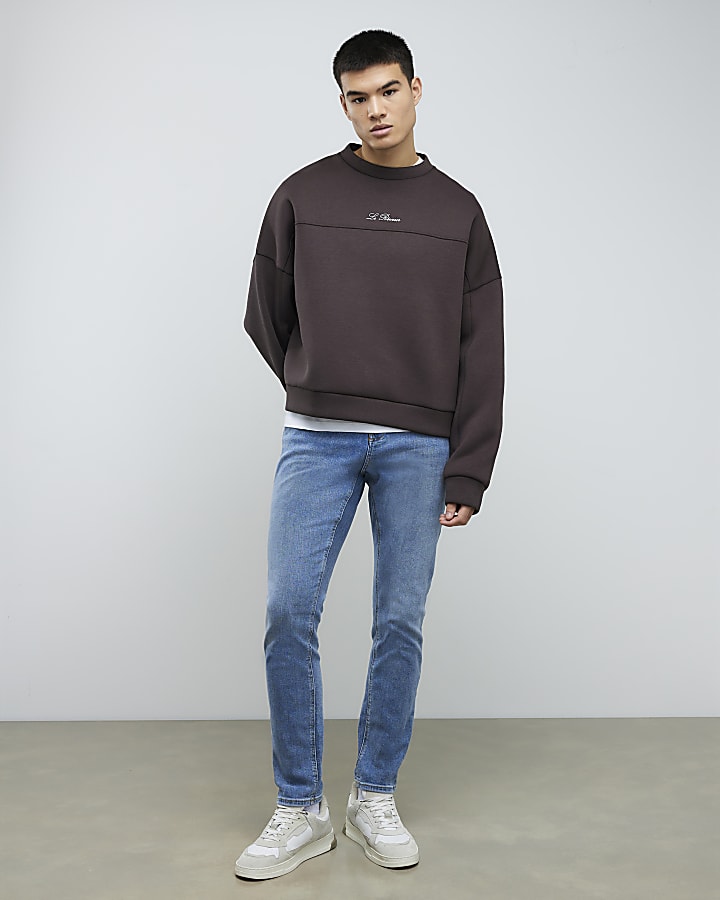 blu skinny fit jeans