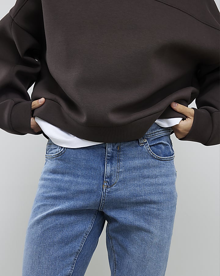 blu skinny fit jeans