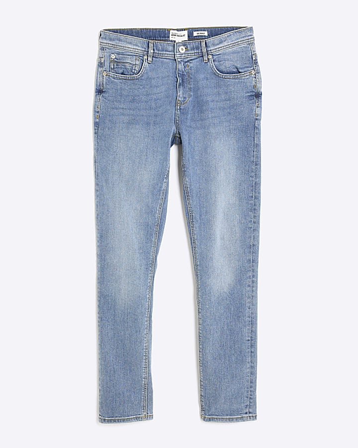 blu skinny fit jeans