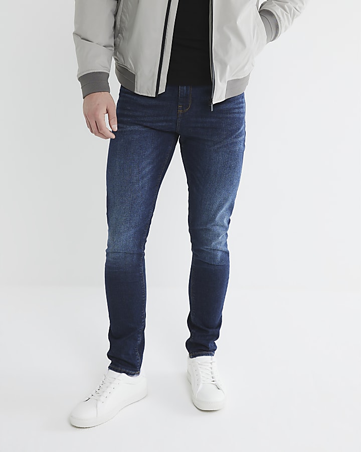 blu skinny fit jeans