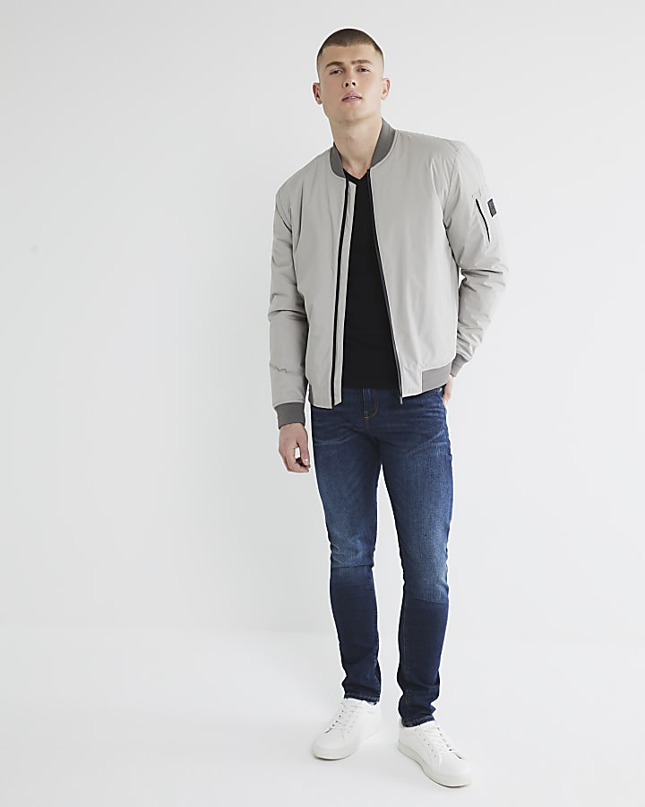 blu skinny fit jeans