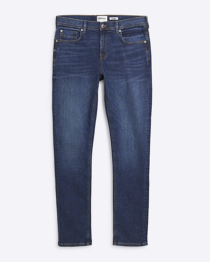 blu skinny fit jeans