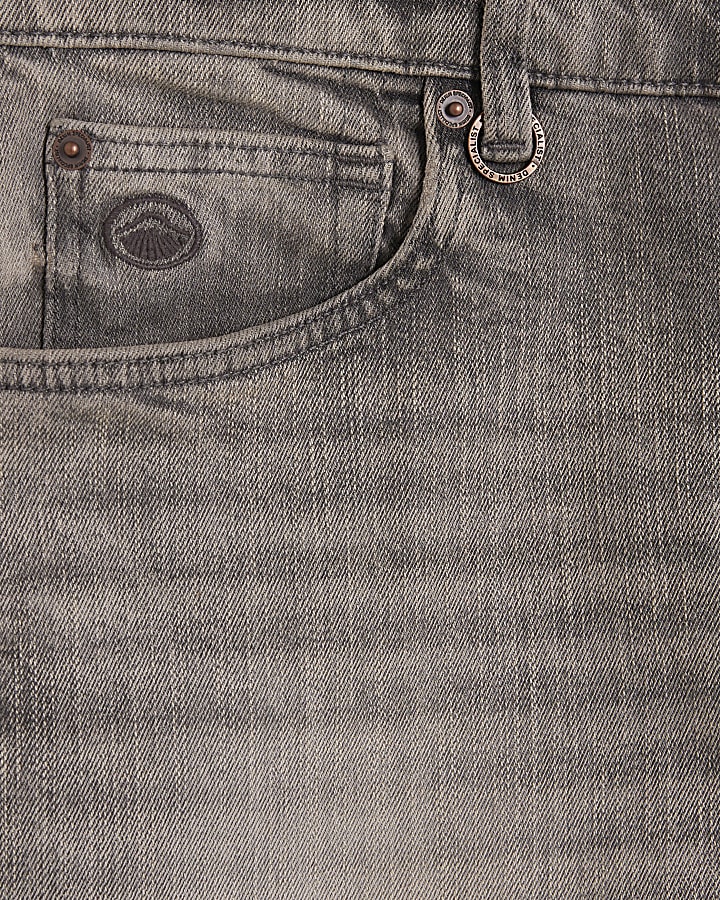 grigio slim fit lavato i jeans