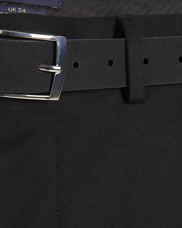 nero con cintura slim fit chino shorts