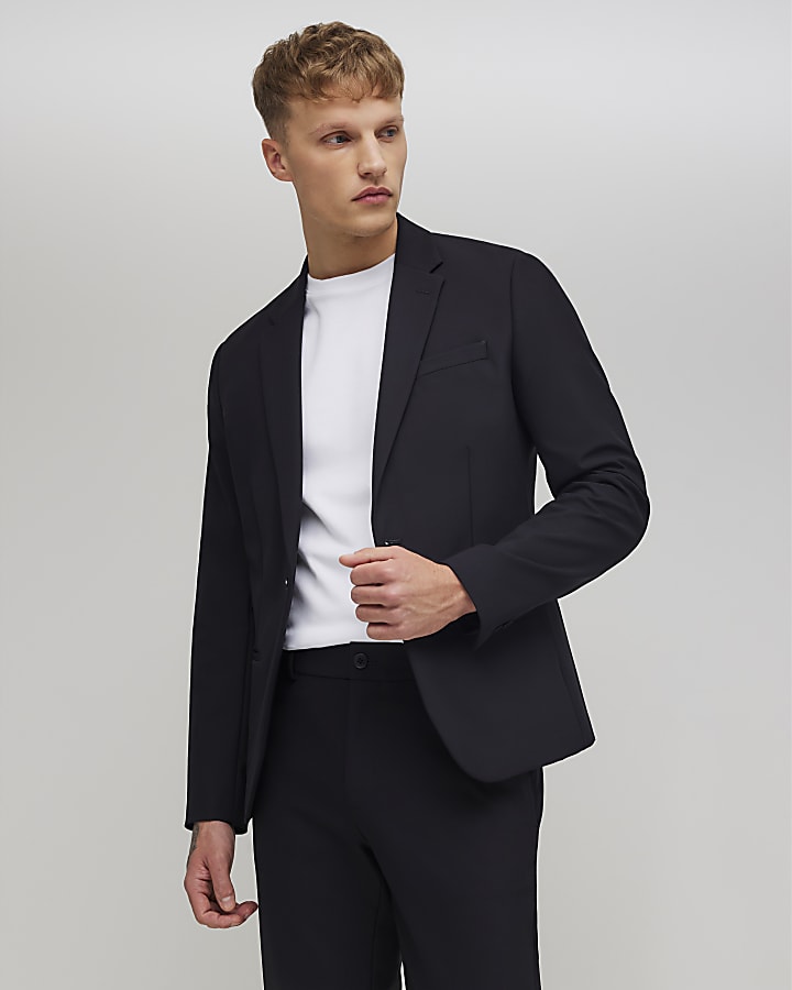 nero skinny fit giacca