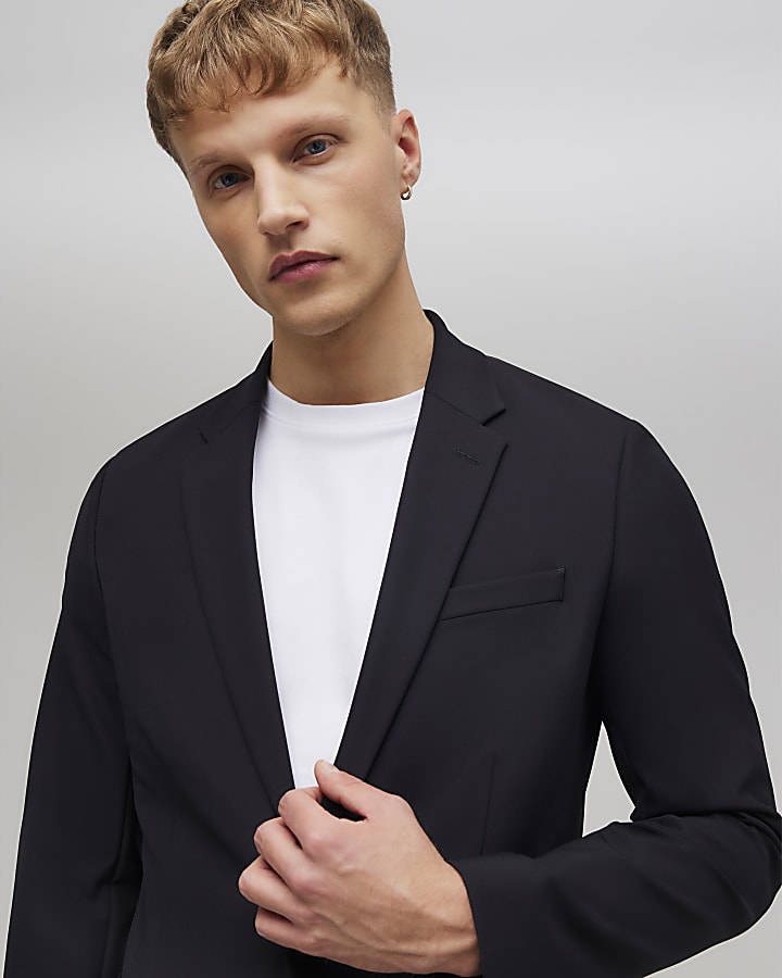 nero skinny fit giacca