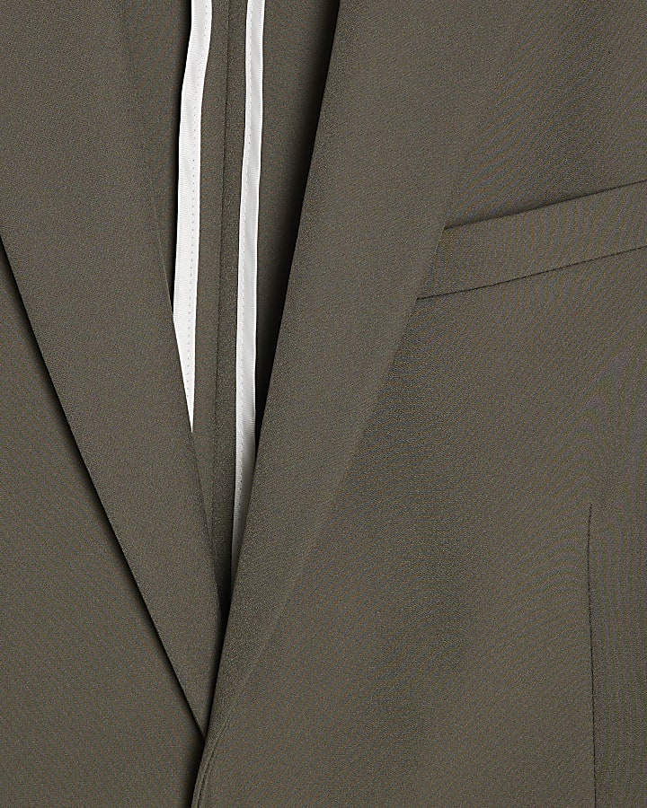 khaki skinny fit giacca