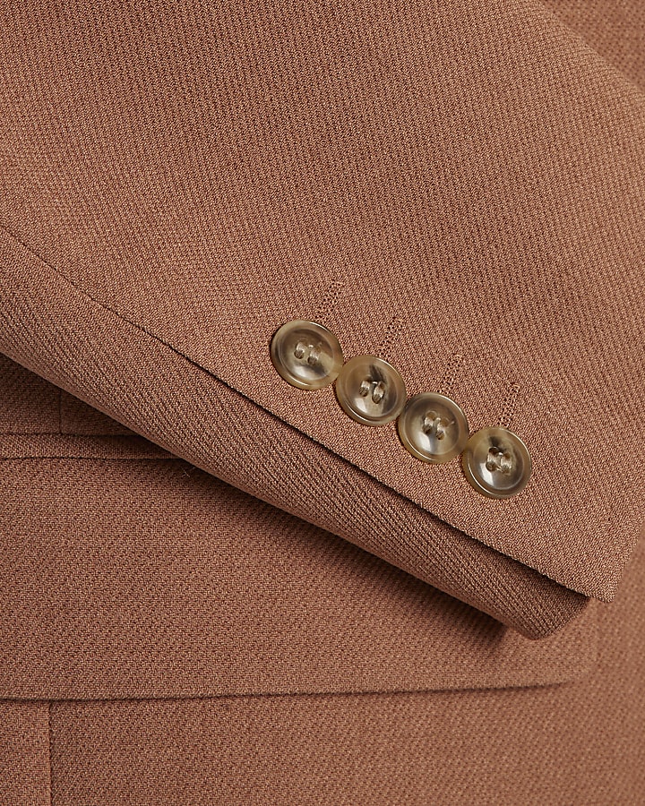 rosa skinny fit con texture giacca