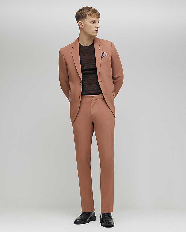 rosa skinny fit suit trousers