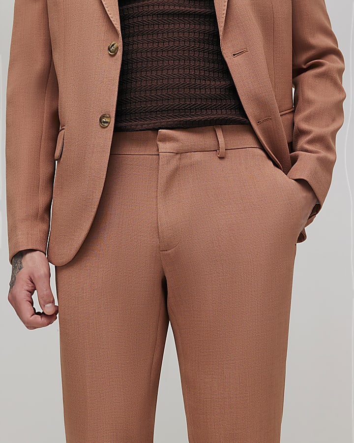 rosa skinny fit suit trousers