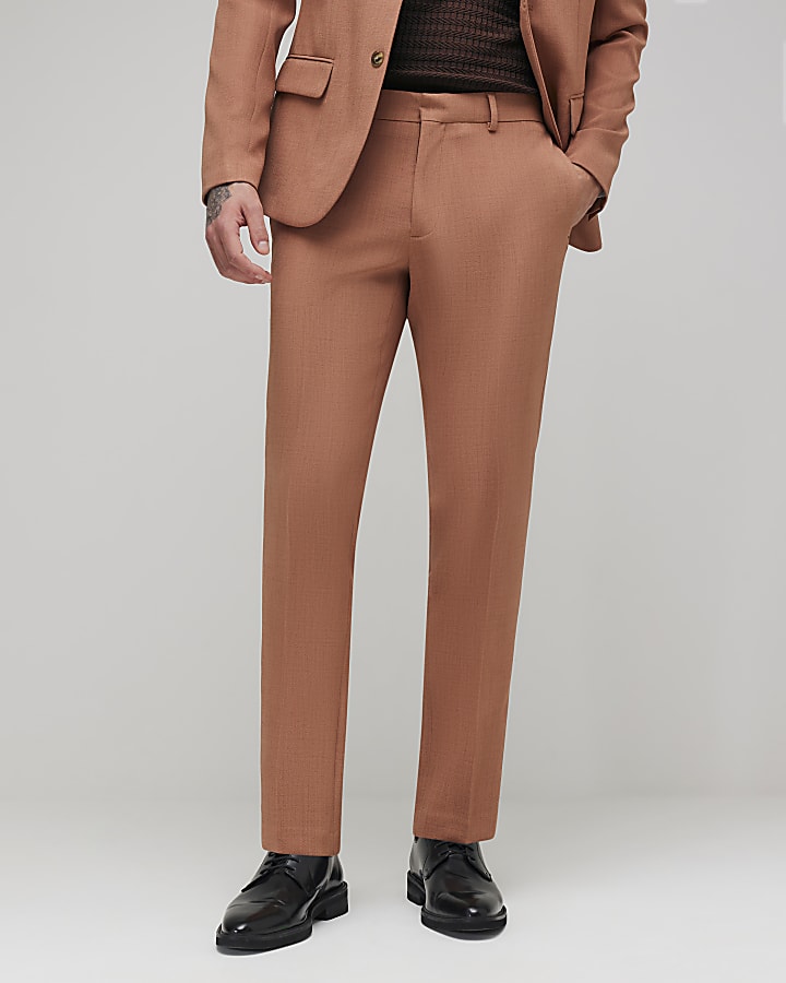 rosa skinny fit suit trousers