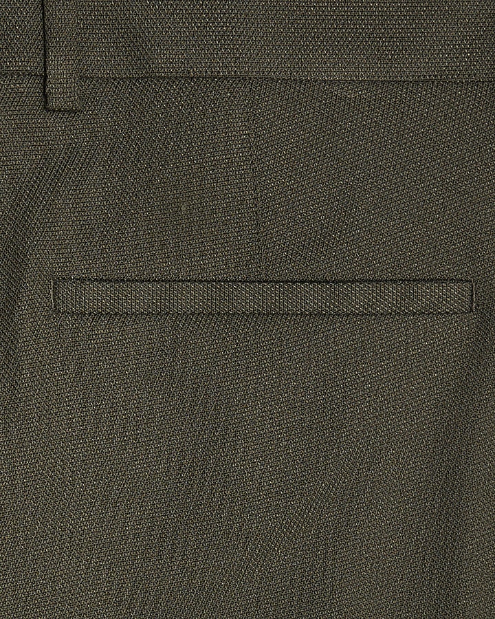 verde skinny fit con texture tuta pantaloni